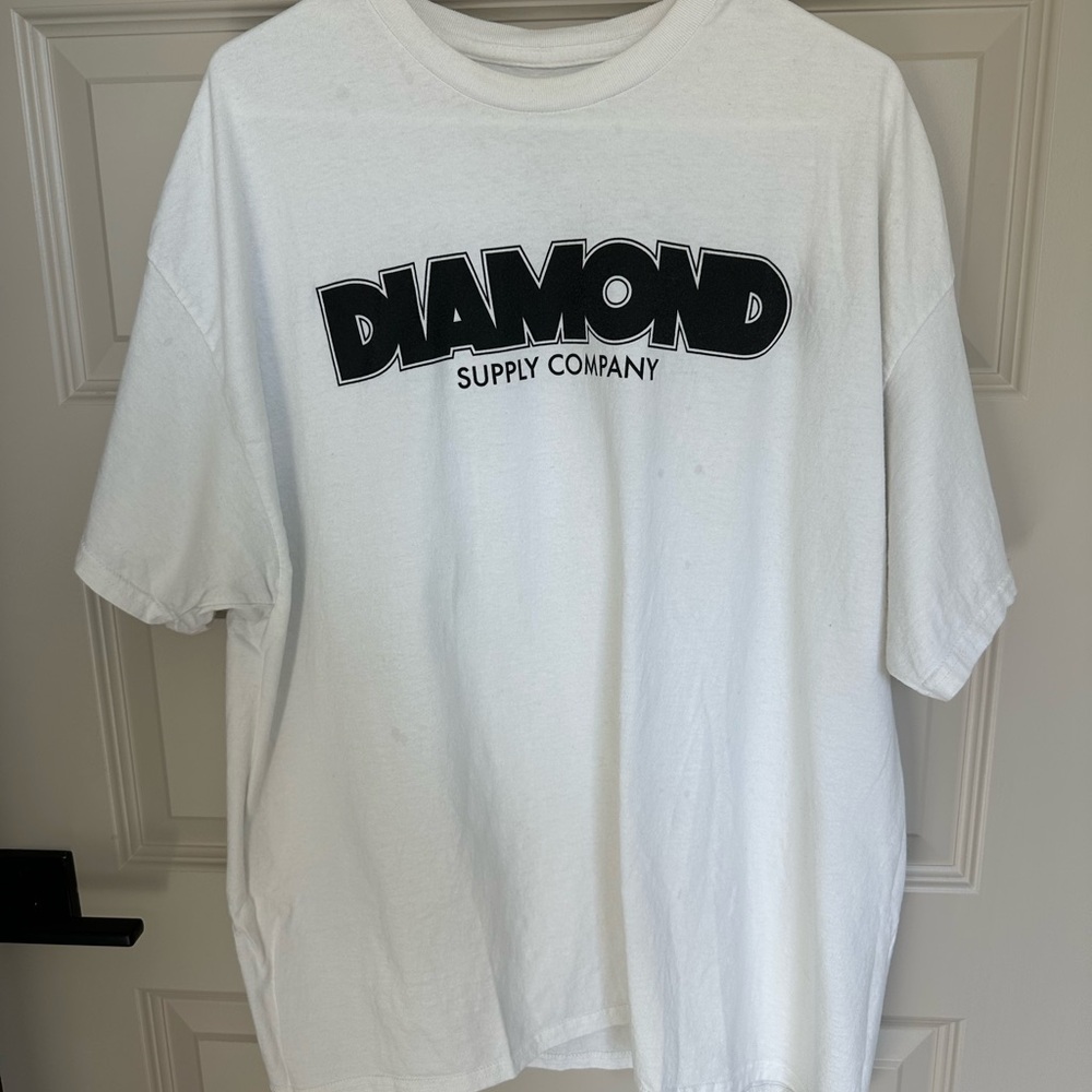 Diamond Supply Co. White Graphic Tee